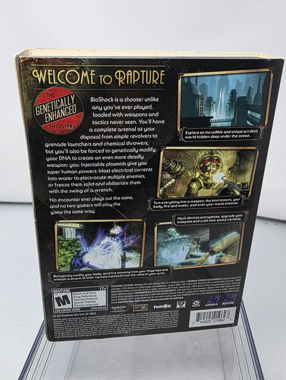 BioShock PC Video Game The Genetically Enhanced Shooter UnReal Engine Havok 2007